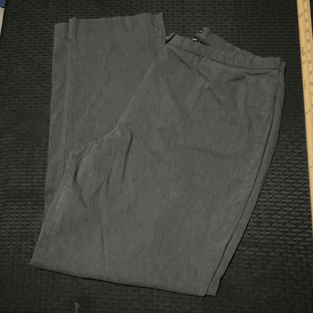 Venezia Jeans Pants Womens 20 Tall Gray Dress Stretch Twill Career Work